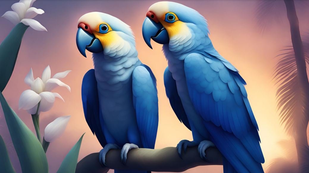 rare hyacinth macaws