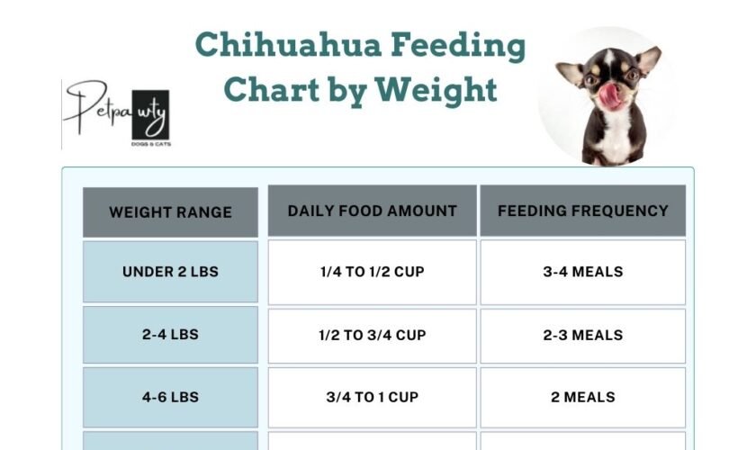 Chihuahua Feeding Chart
